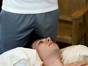 Cheer Up Cock From Step Dad Does Put emphasize Trick - Dakota Lovell, Brody Kayman