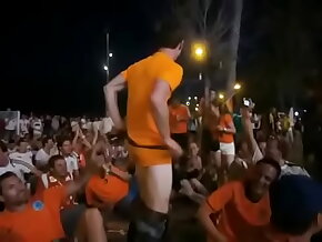 Guy Pantsed overwrought Friend in Public